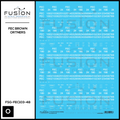 O Scale Florida East Coast Brown Ortner Rock Hopper Cars Decal Set Fusion Scale Graphics