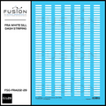 G 1:29 Scale FRA White Sill Dash Decal Set Fusion Scale Graphics