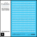 S Scale FRA White Safety Dash Sill Striping Decal Set Fusion Scale Graphics
