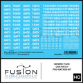 HO Scale GATX Tank Car Patch Decal Set