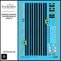 O Scale Georgia Central GW EMD GP38-2 & GP40-2 Locomotives Decal Set Fusion Scale Graphics