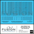 HO Scale GNAX Covered Hoppers Patching and Numbering Decal Set Sign Font Type Fusion Scale Graphics