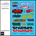 HO Scale Graffiti Decal Set 2 Fusion Scale Graphics