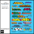 HO Scale Graffiti Decal Set 3 Fusion Scale Graphics