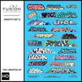 HO Scale Graffiti Decal Set 11 Fusion Scale Graphics