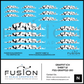 N Scale Graffiti Decal Set 12 ICH Ichabod Fusion Scale Graphics