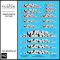 HO Scale Graffiti Decal Set 12 Fusion Scale Graphics