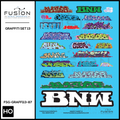 HO Scale Graffiti Decal Set 13 Fusion Scale Graphics