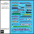 HO Scale Graffiti Decal Set 14 Fusion Scale Graphics