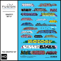 HO Scale Graffiti Decal Set 17 Fusion Scale Graphics