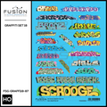 HO Scale Graffiti Decal Set 18 Fusion Scale Graphics