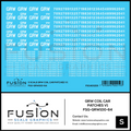 S Scale GRW Ex EJE Coil Cars Patch Decal Set Fusion Scale Graphics