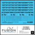 O Scale ICRX Freight Car Numbers Decal Set Fusion Scale Graphics
