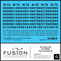 O Scale INTX Railcar Lettering Decal Set Fusion Scale Graphics