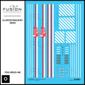 O Scale Illinois Railway EMD GP35 Locomotive Decal Set Fusion Scale Graphics