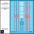 S Scale Illinois Railway EMD GP35 Locomotive Decal Set Fusion Scale Graphics