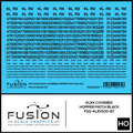 HO Scale KLRX Black Covered Hopper Patch Decal Set