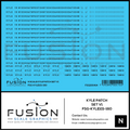 N Scale KYLE Patch Decal Set V1 Fusion Scale Graphics