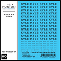 HO Scale KYLE Freight Car Stencil Patch Decal Set Fusion Scale Graphics