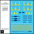 S Scale Los Angeles Junction Railway CF7 Locomotives Decal Set Fusion Scale Graphics