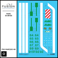 O Scale MARC Ex BN EMD E9 Locomotive Decal Set Fusion Scale Graphics