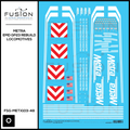 O Scale Metra EMD GP23 Rebuild Locomotives Decal Set Fusion Scale Graphics