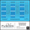 N Scale Metra Budd Passenger Car Decal Set Fusion Scale Graphics
