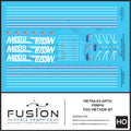 HO Scale Metra EX Amtk EMD F59PHI Decal Set Fusion Scale Graphics