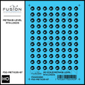 HO Scale Metra Budd Bi-Level Car RTA Logos Decal Set Fusion Scale Graphics