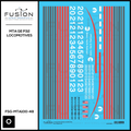 O Scale MTA GE P32 Locomotive Decal Set Fusion Scale Graphics