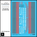 S Scale MTA GE P32 Locomotive Decal Set Fusion Scale Graphics