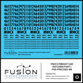 O Scale MWCX Freight Car Patching Font 1 Decal Set Fusion Scale Graphics