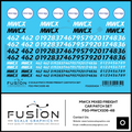 O Scale MWCX Mixed Freight Car Patching Decal Set Fusion Scale Graphics