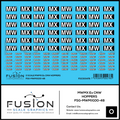 O Scale MWMX Ex CNW Covered Hoppers Patch Decal Set Fusion Scale Graphics