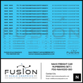 N Scale NAHX Freight Car Stencil Patches Set 1 Black Fusion Scale Graphics