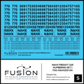 S Scale NAHX Freight Car Numbering Set 1 Decal Set - Front Range Hobbies
