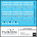 HO Scale Coaster Rail NCTD Modern Passenger Car Decals Fusion Scale Graphics