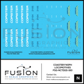 N Scale Coster F40PH Locomotives Decal Set Fusion Scale Graphics