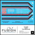 N Scale RTA EMD F40PH Locomotives Decal Set Fusion Scale Graphics