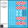 O Scale RTA/Northeast Illinois Railroad Corp EMD F7 305, 308 Locomotives Decal Set Fusion Scale Graphics