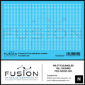 N Scale Norfolk Southern Angled Sill Dashes Decal Set Fusion Scale Graphics
