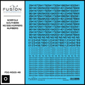 O Scale Norfolk Southern 5161 Hopper Renumbering Decal Set Fusion Scale Graphics