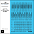 S Scale Norfolk Southern 5161 Hopper Renumbering Decal Set Fusion Scale Graphics