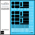 G 1:29 Scale NS Ex GECX BNSF Dash 9 Locomotive Patching Decal Set Fusion Scale Graphics
