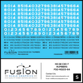 S Scale Norfolk Southern GE C30-7 Locomotive Renumber Decal Set Fusion Scale Graphics