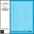 O Scale Norfolk Southern GE Dash 9 Locomotive Renumbering Decal Set Fusion Scale Graphics