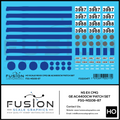N Scale Norfolk Southern Ex CMQ GE AC4400CW Locomotive Patch Set Fusion Scale Graphics