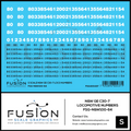 S Scale Norfolk & Western GE C30-7 Locomotive Renumber Decal Set Fusion Scale Graphics