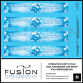 N Scale Metra Operation North Pole 2014 Passenger Car Wrap Decal Set Fusion Scale Graphics
