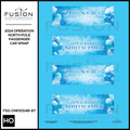HO Scale Metra Operation North Pole 2014 Passenger Car Wrap Decal Set - Front Range Hobbies